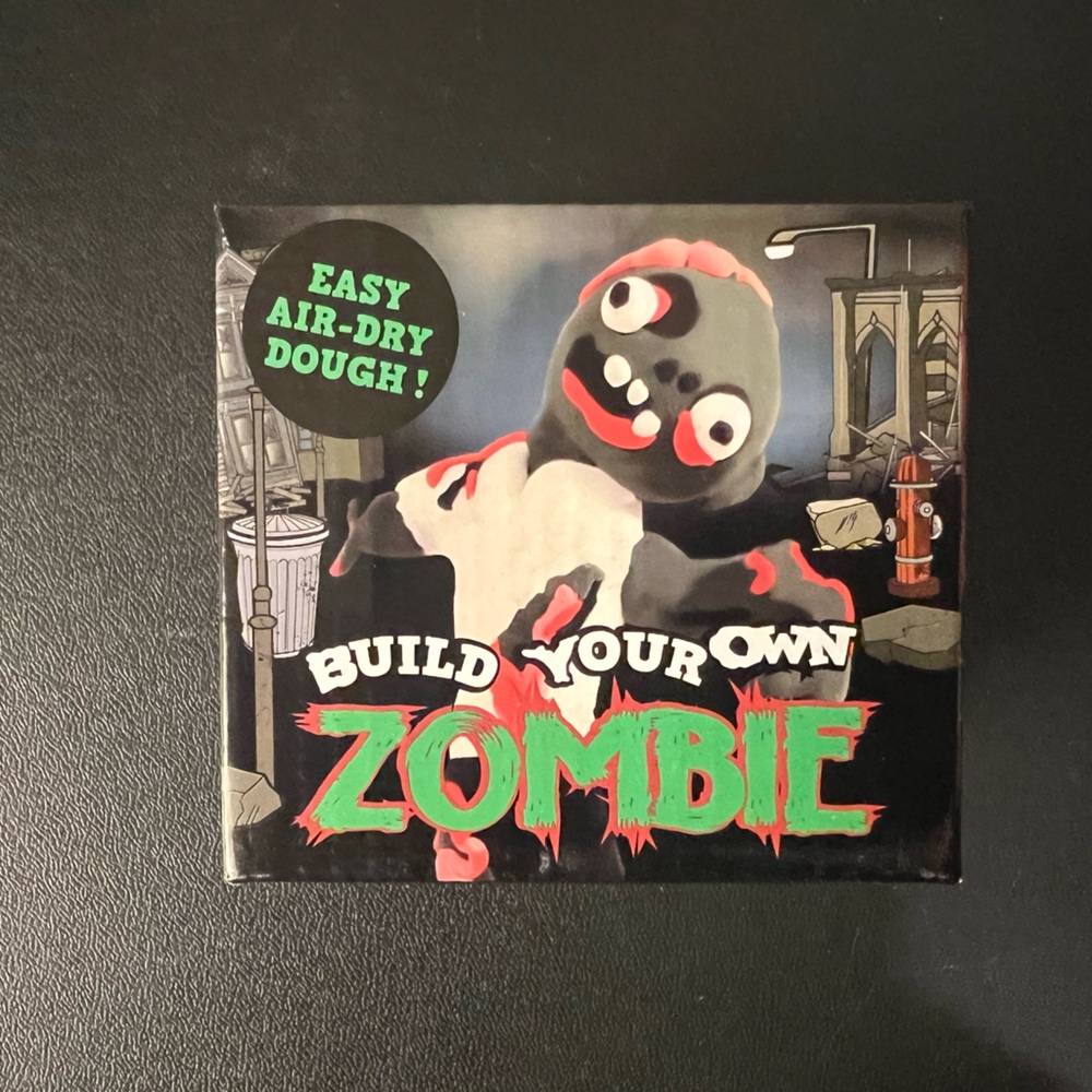 Build Your Own Zombie Air Dry Clay Set Horror Block Cute Spooky Activity Kit